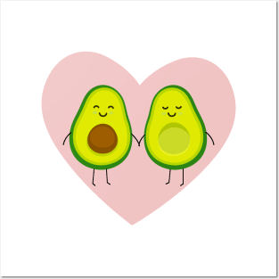 Avocado lovers Posters and Art